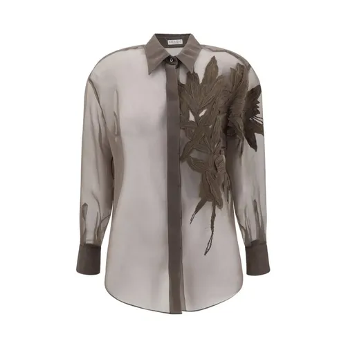 Blouses & Shirts > Shirts - - Brunello Cucinelli - Modalova