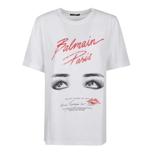 Balmain - Tops > T-Shirts - White - Balmain - Modalova
