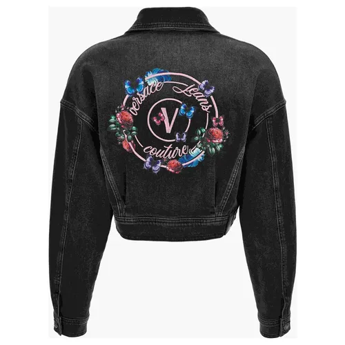 Jackets > Denim Jackets - - Versace - Modalova