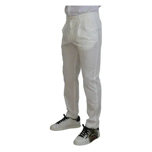Trousers > Slim-fit Trousers - - Dolce & Gabbana - Modalova