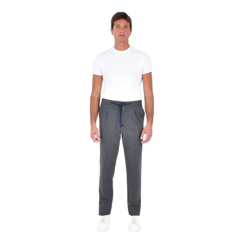 Trousers > Straight Trousers - - Drumohr - Modalova