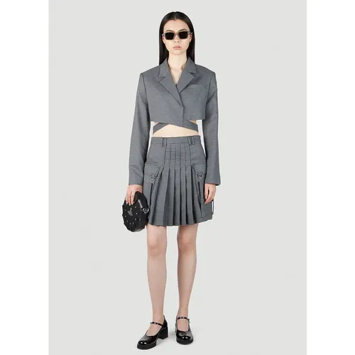 Rokh - Jackets > Blazers - Gray - Rokh - Modalova