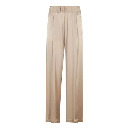 Trousers > Wide Trousers - - Semicouture - Modalova