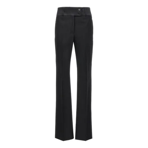 Trousers > Straight Trousers - - Ferragamo - Modalova