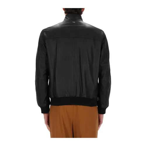 Jackets > Leather Jackets - - Hugo - Modalova
