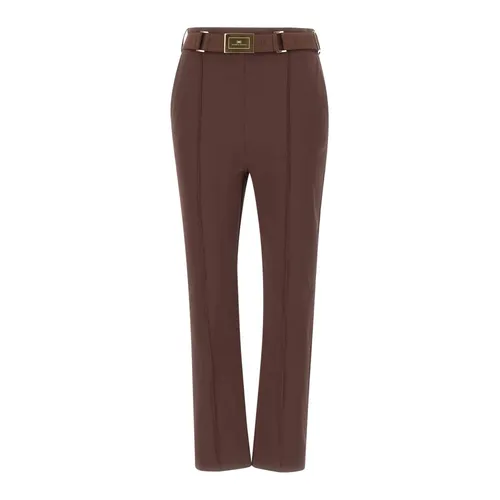 Trousers > Slim-fit Trousers - - Elisabetta Franchi - Modalova