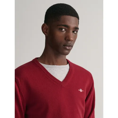 Knitwear > V-neck Knitwear - - Gant - Modalova