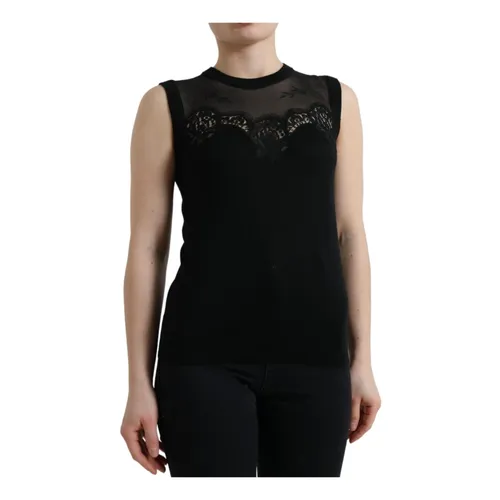 Tops > Sleeveless Tops - - Dolce & Gabbana - Modalova