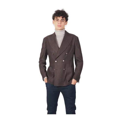 Barba - Jackets > Blazers - Brown - Barba - Modalova