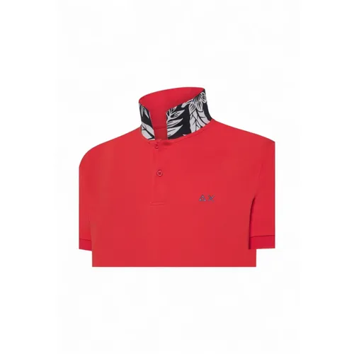 Sun68 - Tops > Polo Shirts - Red - Sun68 - Modalova