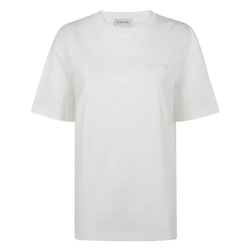 Lanvin - Tops > T-Shirts - White - Lanvin - Modalova