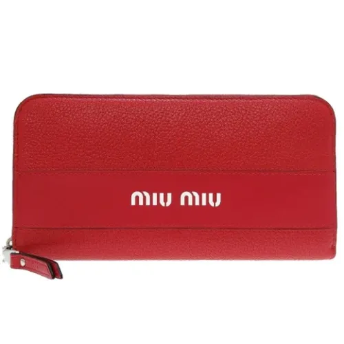 Pre-owned > Pre-owned Accessories > Pre-owned Wallets - - Miu Miu Pre-owned - Modalova