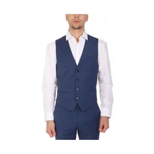 Hugo - Suits > Suit Vests - Blue - Hugo - Modalova