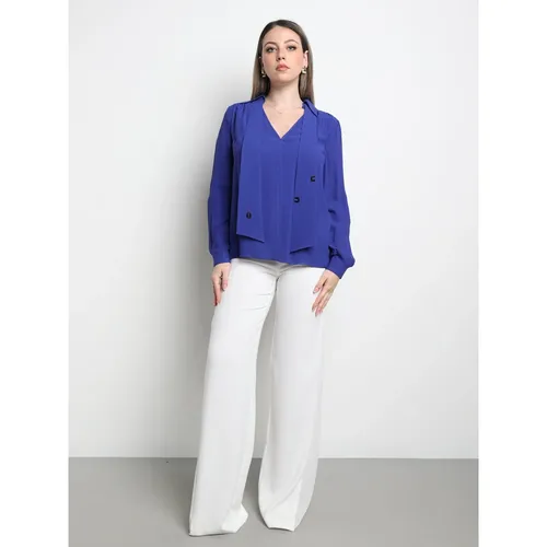 Trousers > Wide Trousers - - Elisabetta Franchi - Modalova