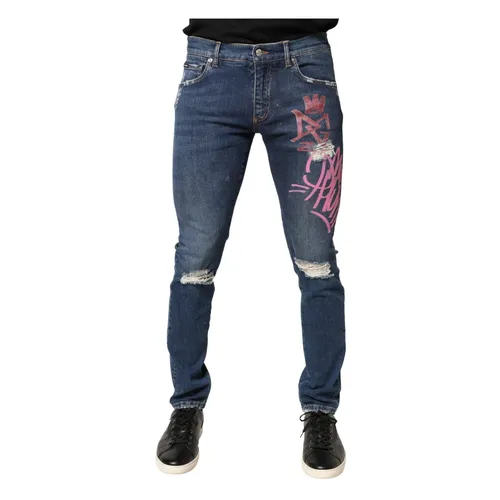 Jeans > Slim-fit Jeans - - Dolce & Gabbana - Modalova
