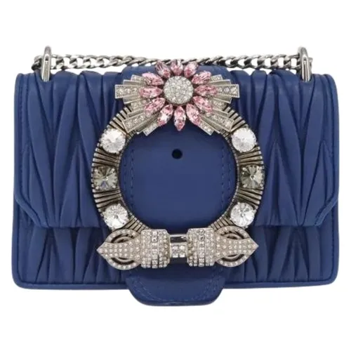 Pre-owned > Pre-owned Bags > Pre-owned Cross Body Bags - - Miu Miu Pre-owned - Modalova