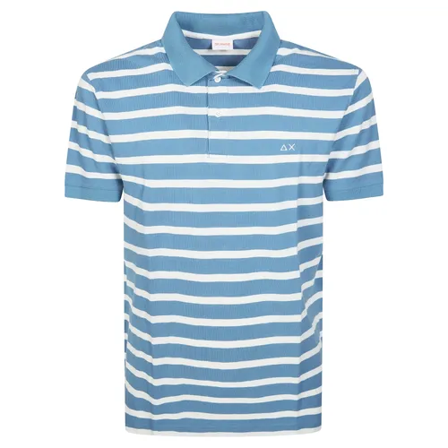 Sun68 - Tops > Polo Shirts - Blue - Sun68 - Modalova