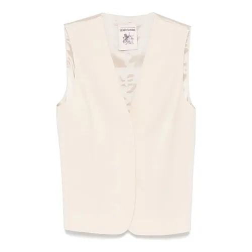 Jackets > Vests - - Semicouture - Modalova