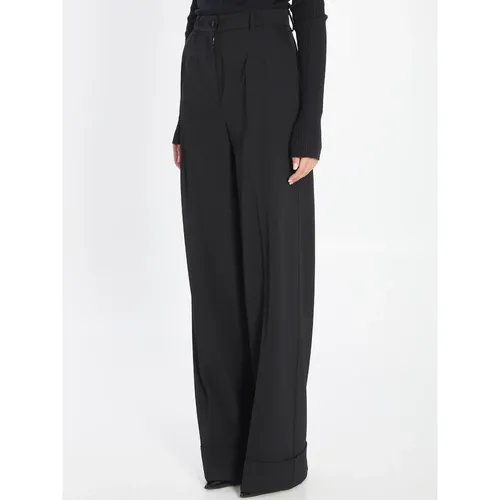 Trousers > Wide Trousers - - Dolce & Gabbana - Modalova