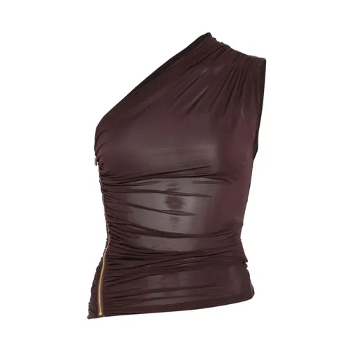 Tops > Sleeveless Tops - - Elisabetta Franchi - Modalova