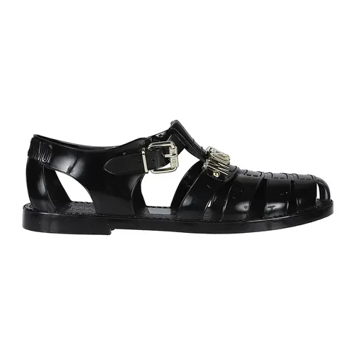 Shoes > Sandals > Flat Sandals - - Moschino - Modalova