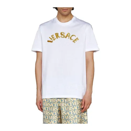 Versace - Tops > T-Shirts - White - Versace - Modalova