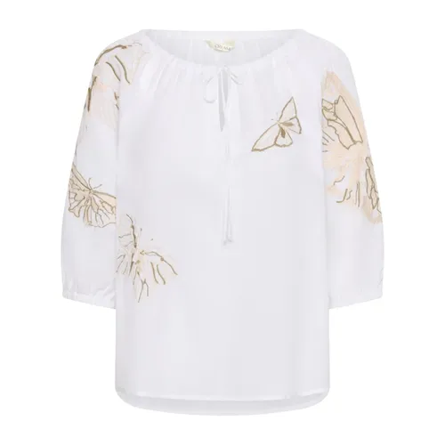 Blouses & Shirts > Blouses - - Cream - Modalova