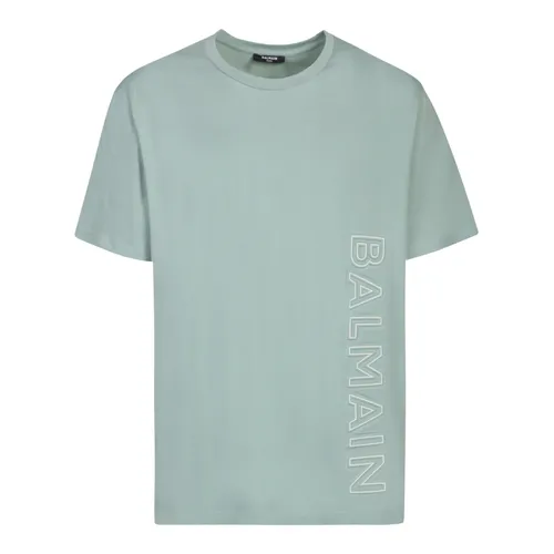 Balmain - Tops > T-Shirts - Green - Balmain - Modalova