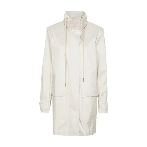 Moncler - Coats > Parkas - Beige - Moncler - Modalova