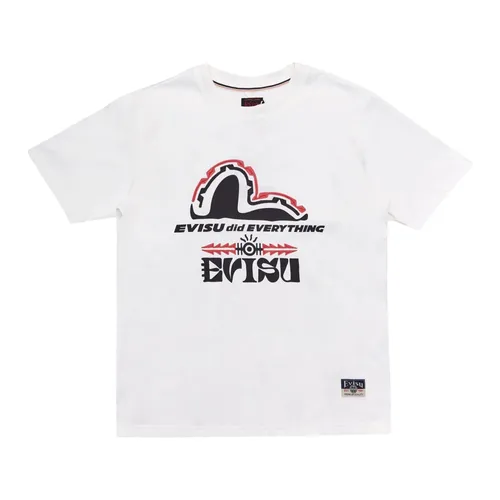 Evisu - Tops > T-Shirts - White - Evisu - Modalova