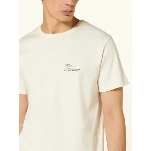 A.p.c. - Tops > T-Shirts - Beige - A.p.c. - Modalova