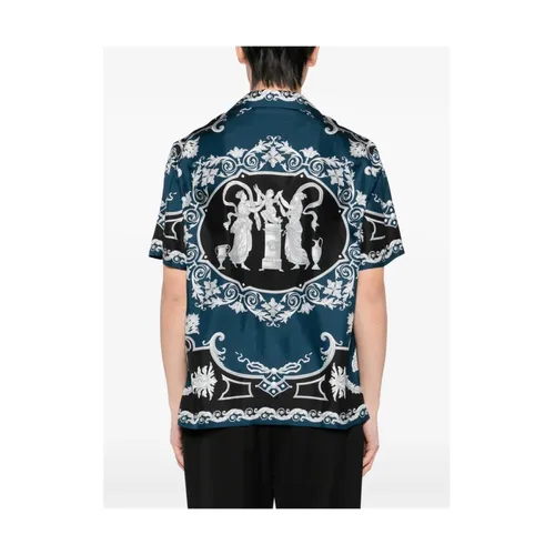 Shirts > Short Sleeve Shirts - - Versace - Modalova