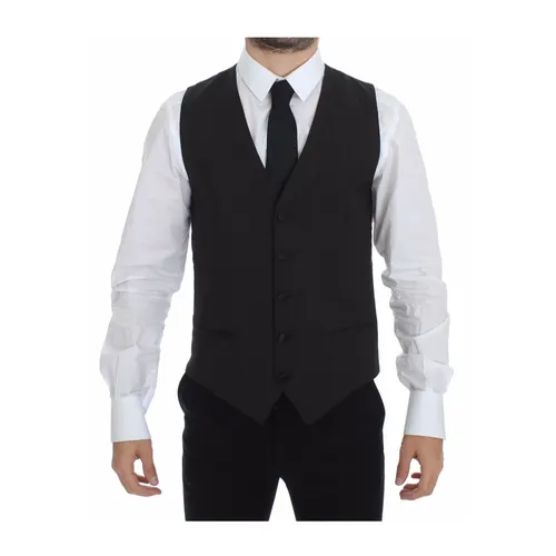 Suits > Suit Vests - - Dolce & Gabbana - Modalova