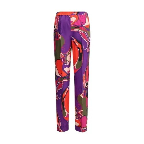 Trousers > Straight Trousers - - Pucci - Modalova