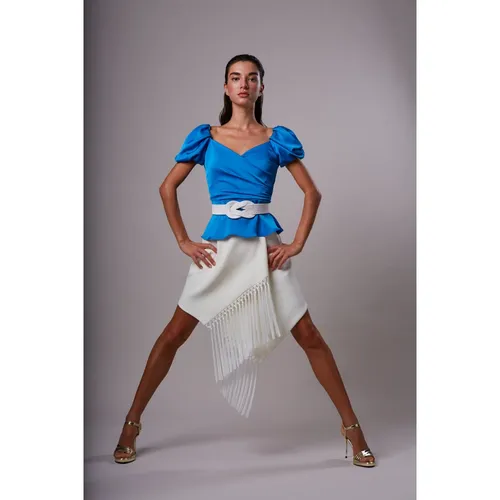 Moskada - Tops > T-Shirts - Blue - Moskada - Modalova