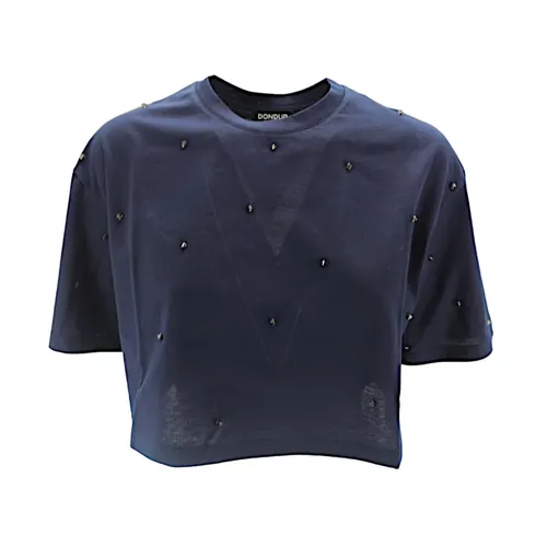 Dondup - Tops > T-Shirts - Blue - Dondup - Modalova