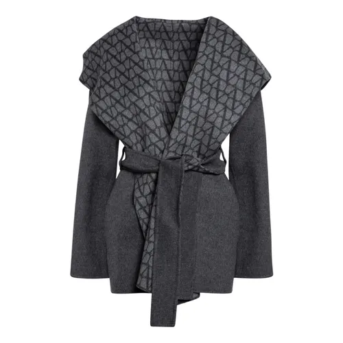 Coats > Belted Coats - - Valentino Garavani - Modalova