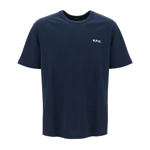 A.p.c. - Tops > T-Shirts - Blue - A.p.c. - Modalova