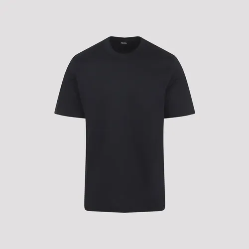 Zegna - Tops > T-Shirts - Blue - Zegna - Modalova