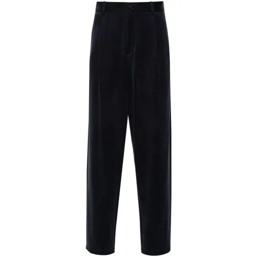 Trousers > Straight Trousers - - Giorgio Armani - Modalova