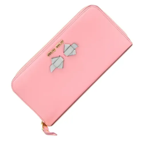Pre-owned > Pre-owned Accessories > Pre-owned Wallets - - Miu Miu Pre-owned - Modalova