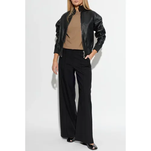 Jackets > Leather Jackets - - Officine Générale - Modalova