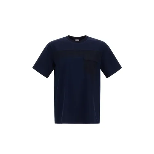 Herno - Tops > T-Shirts - Blue - Herno - Modalova