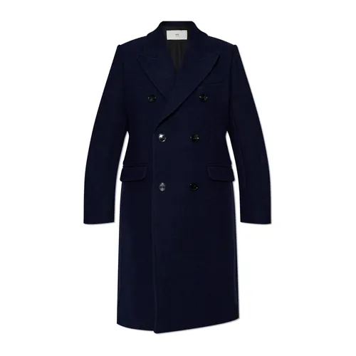 Coats > Double-Breasted Coats - - Ami Paris - Modalova