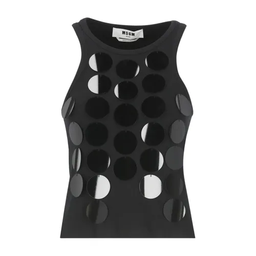 Tops > Sleeveless Tops - - Msgm - Modalova