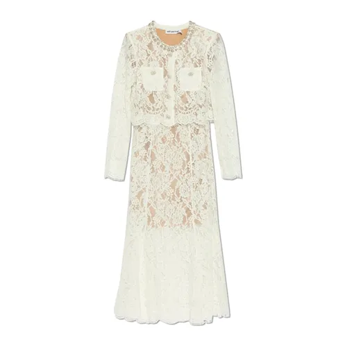 Dresses > Day Dresses > Midi Dresses - - Self Portrait - Modalova