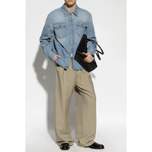 Shirts > Denim Shirts - - Versace - Modalova