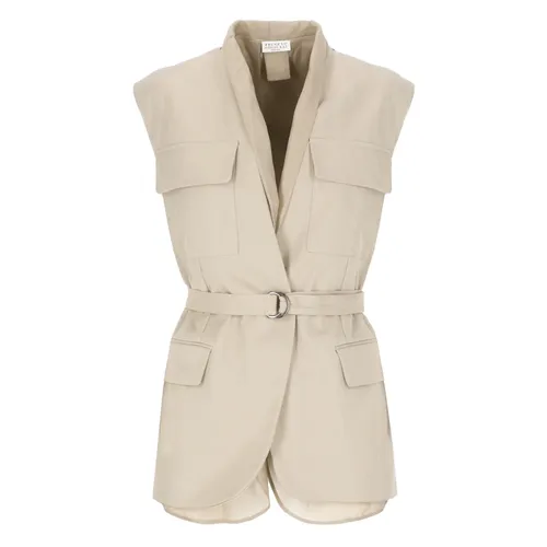 Jackets > Vests - - Brunello Cucinelli - Modalova