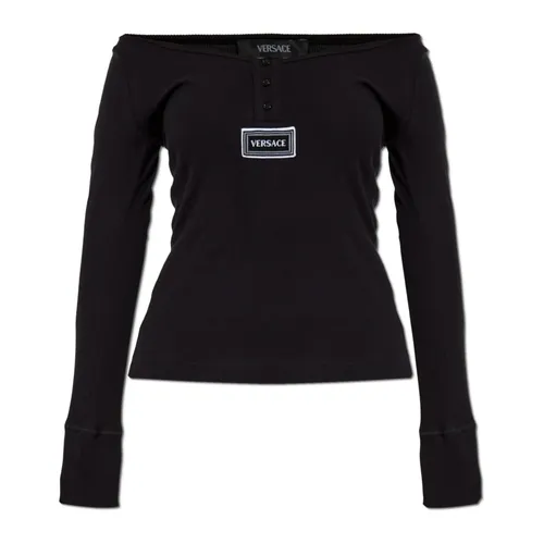 Tops > Long Sleeve Tops - - Versace - Modalova