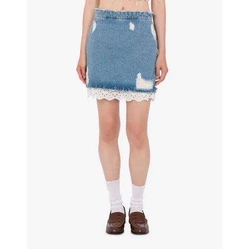 Skirts > Denim Skirts - - Moschino - Modalova
